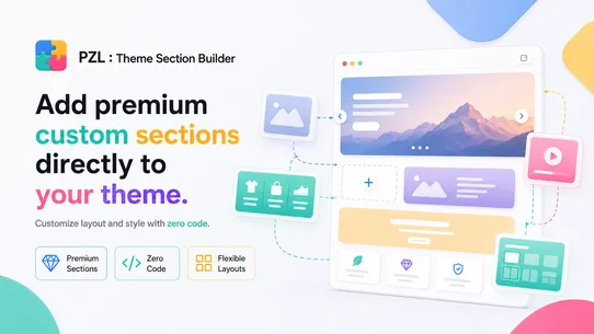 PZL : Theme Section Builder screenshot