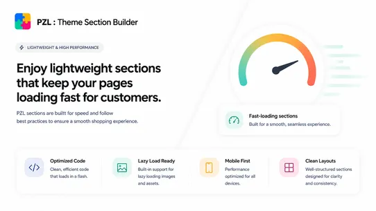 PZL : Theme Section Builder screenshot