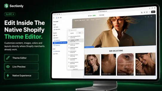 Sectionly Theme Sections screenshot