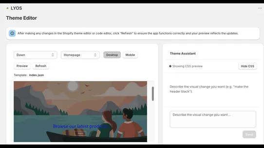 LYOS screenshot