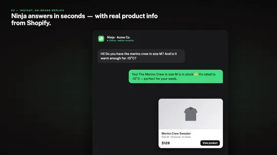 HireNinja: AI Chatbot &amp; Inbox screenshot