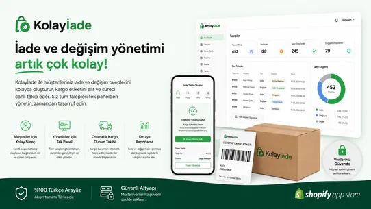 Kolayİade ‑ İade &amp; Değişim TR screenshot