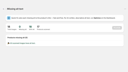 One Click AI SEO screenshot