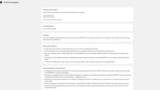 RefundLens: Refund Loss Monito screenshot