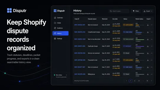 Disputr screenshot