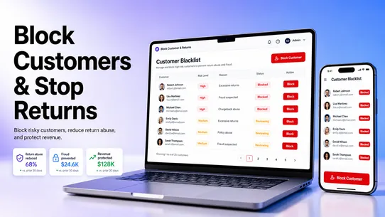 HD : Block Customer &amp; Returns screenshot