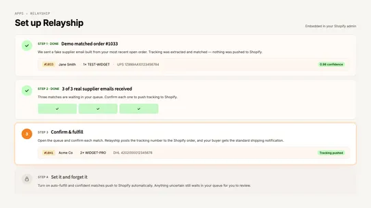 Relayship screenshot