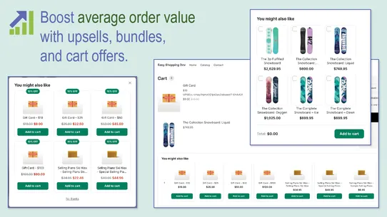 Ultimate Upsell &amp; Cross Sell screenshot