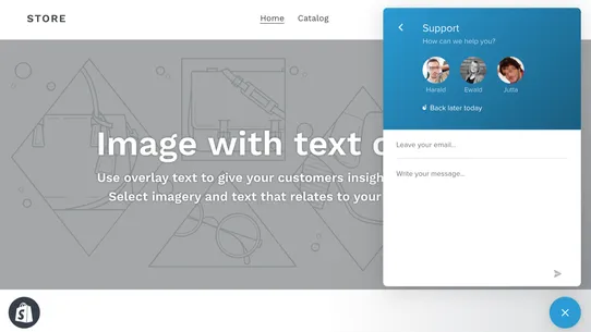 Intercom Chat Box Embed screenshot