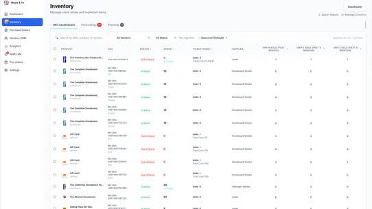 Stockpilot ‑ Inventory Ops screenshot