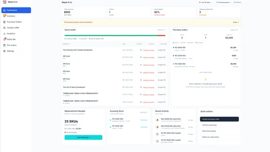 Stockpilot ‑ Inventory Ops screenshot