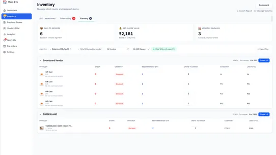 Stockpilot ‑ Inventory Ops screenshot