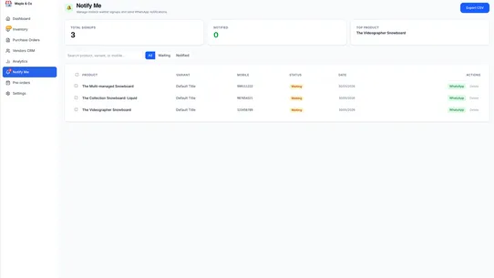Stockpilot ‑ Inventory Ops screenshot