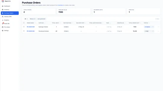 Stockpilot ‑ Inventory Ops screenshot