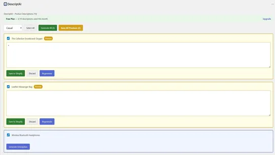 DescriptAI screenshot