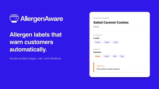 AllergenAware screenshot