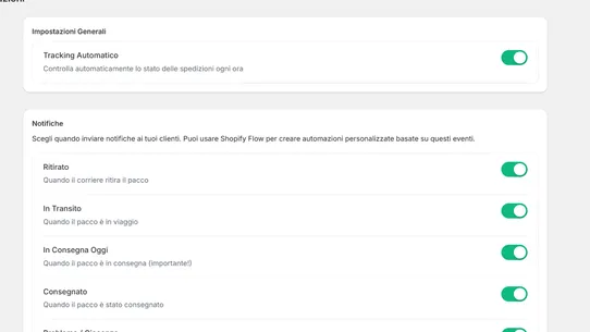 PosteItaliane SDA Tracking screenshot