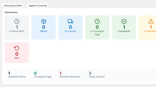 PosteItaliane SDA Tracking screenshot