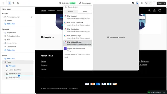 RealReviews.io ‑ Widget Plugin screenshot