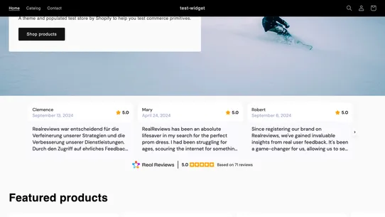 RealReviews.io ‑ Widget Plugin screenshot