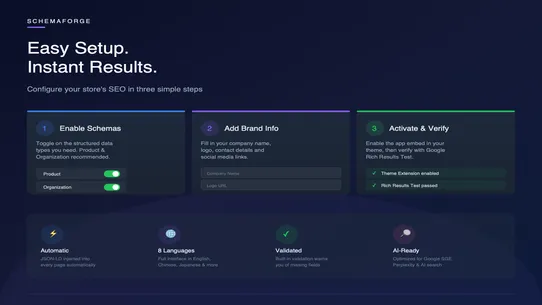 Schema Forge — SEO JSON‑LD screenshot