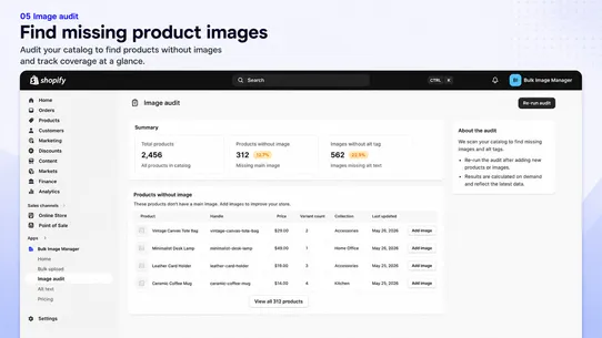 WWA Bulk Product Image Manager screenshot