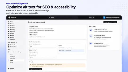 WWA Bulk Product Image Manager screenshot