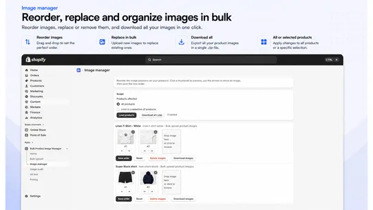 WWA Bulk Product Image Manager screenshot
