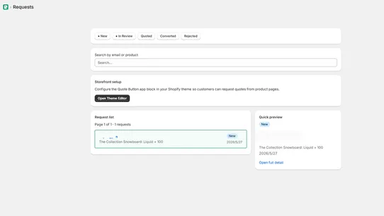 QuotePilot screenshot