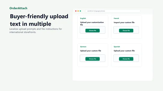 OrderAttach File Upload screenshot
