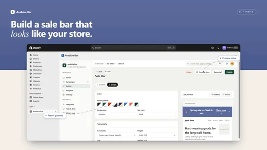 Avablue Bar screenshot