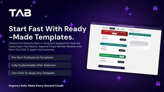 TAB: Turbo Announcement Bar screenshot