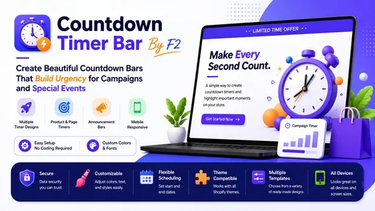 Countdown Timer Bar By F2 screenshot