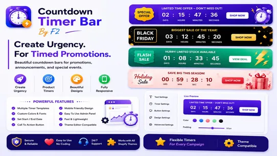 Countdown Timer Bar By F2 screenshot