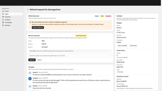SupportLift screenshot