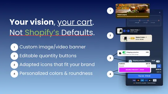 Swift Cart Drawer Upsell screenshot
