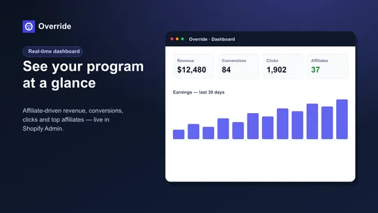 Override: Multi‑Tier Affiliate screenshot
