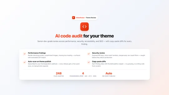StorePulse: Errors Monitor AI screenshot