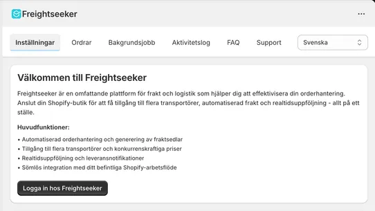 Freightseeker screenshot