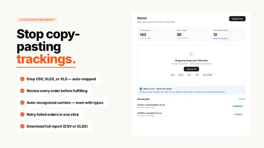 FulfillFlex – Bulk Fulfillment screenshot