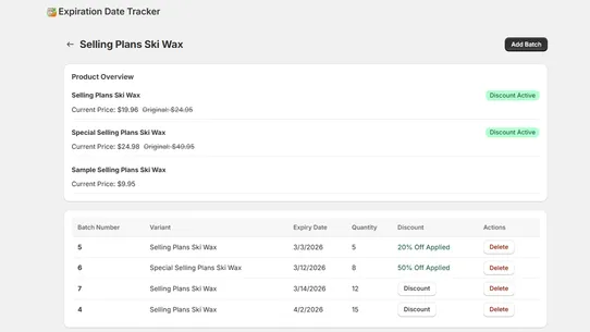 Devix Expiration Date Tracker screenshot