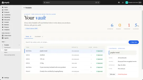 findable screenshot
