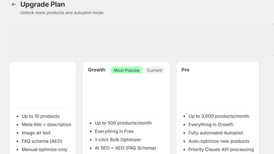 Axiom ‑ AI SEO &amp; AEO Optimizer screenshot
