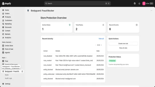 Bodyguard ‑ Fraud Blocker screenshot