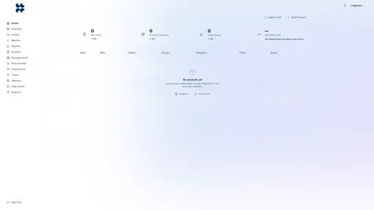 Logestics screenshot