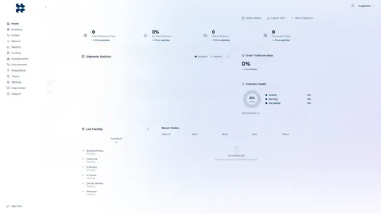 Logestics screenshot