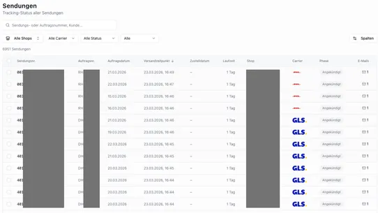 TRACKBA screenshot