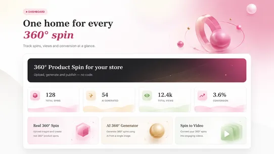 ZS Spin View: AI 360° Generate screenshot