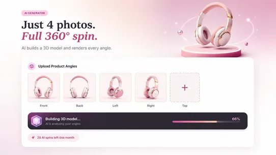 ZS Spin View: AI 360° Generate screenshot