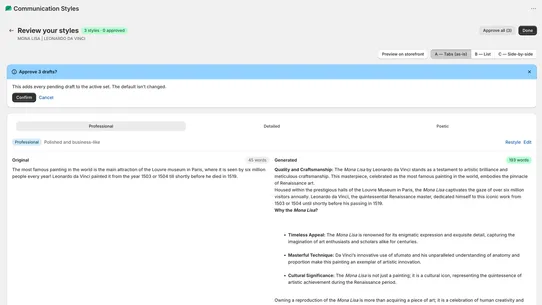 LingoVae Communication Styles screenshot